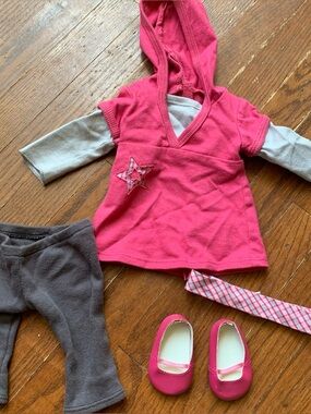 American Girl Star Hoodie Outfit